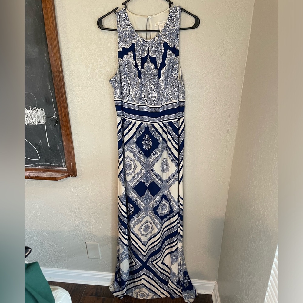 Beautiful blue maxi dress